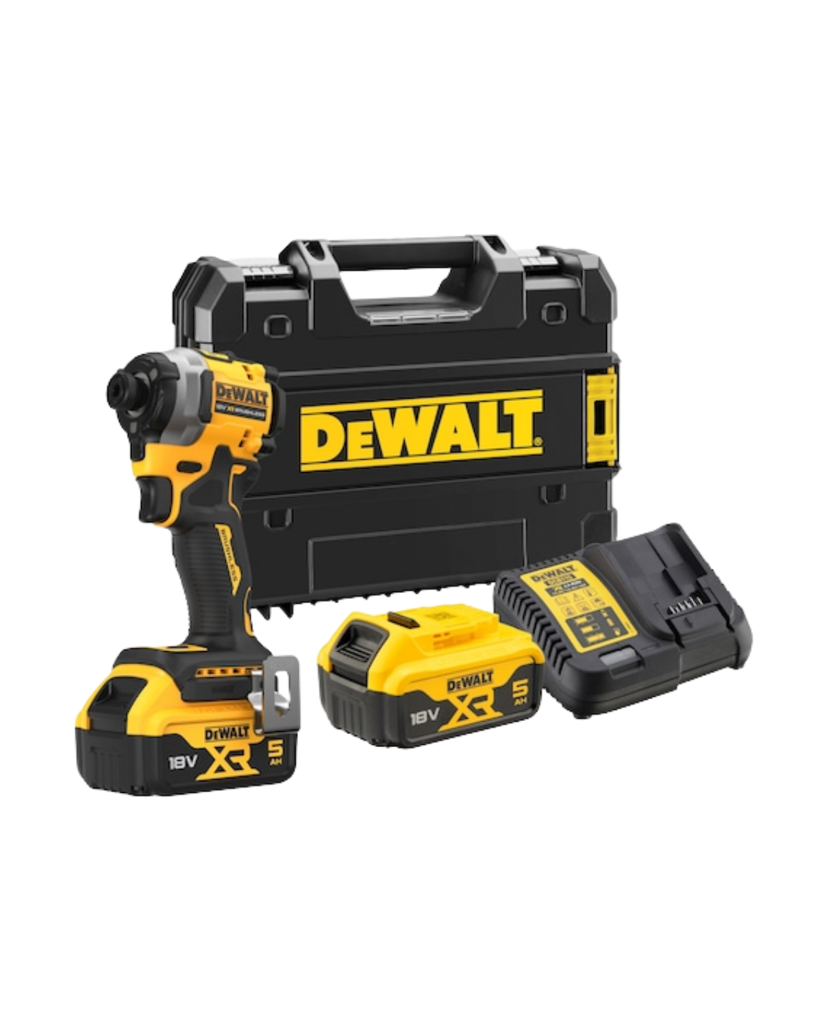Dewalt DCF850P2T 18 V 5 Ah Çift Akülü Darbeli Vidalama Makinesi