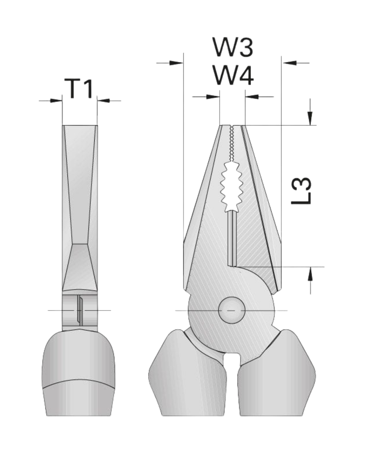Gedore 8245 Avrupa Model 180mm Pense