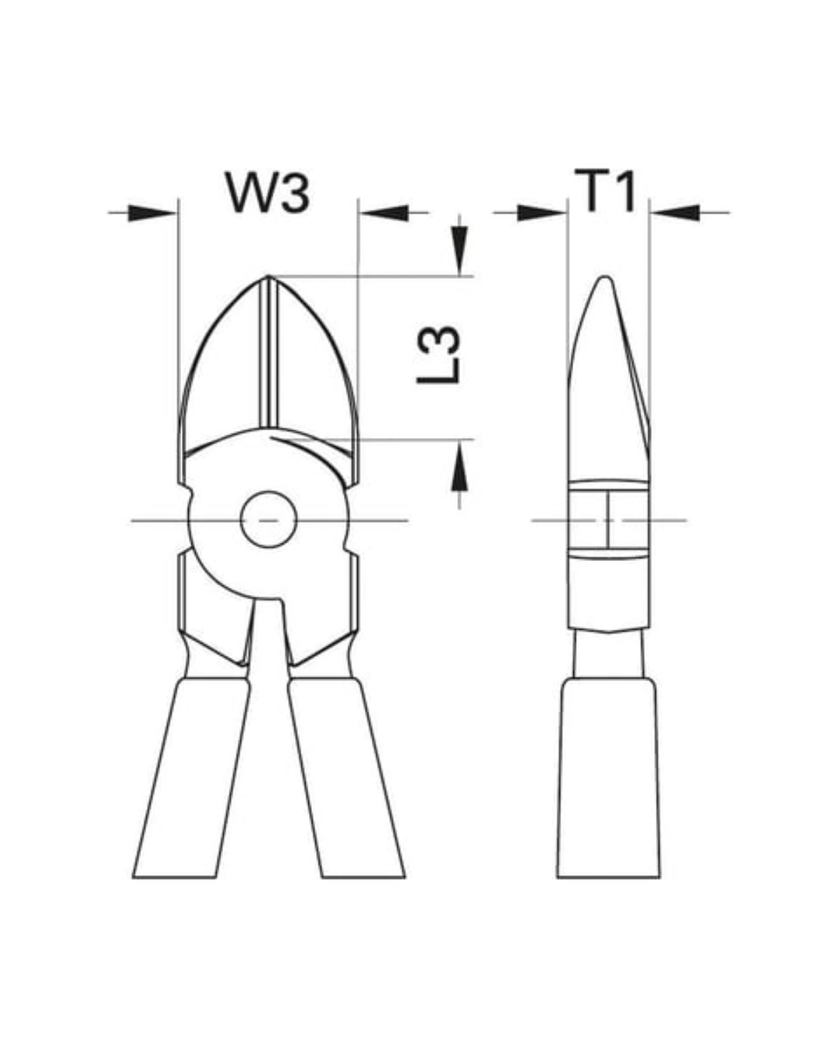 Gedore 8314-160 JC 160 mm İsveç Model Yan Keski