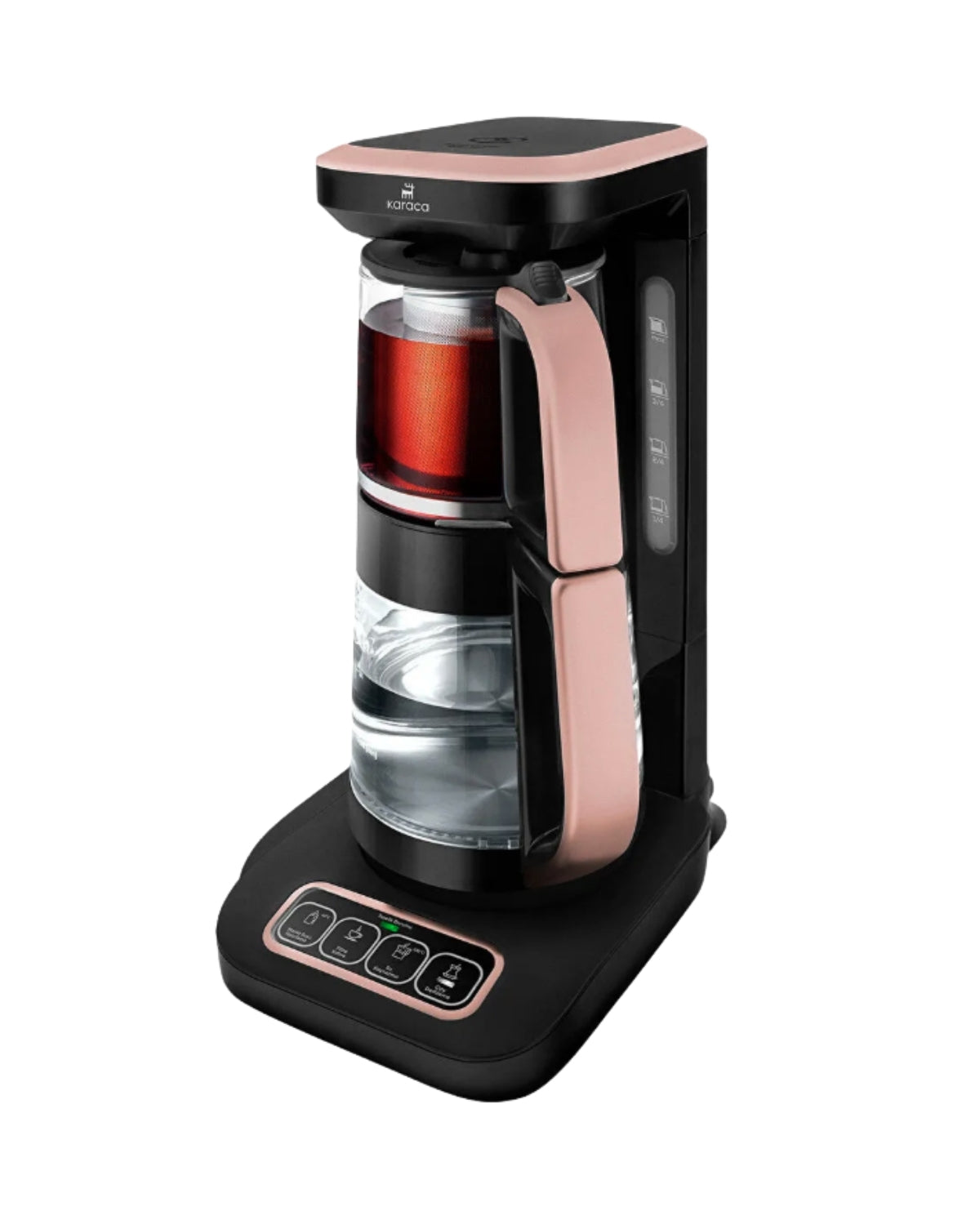 Karaca Çaysever Robotea Pro 4in1 2500 W Konuşan Cam Çay Makinesi